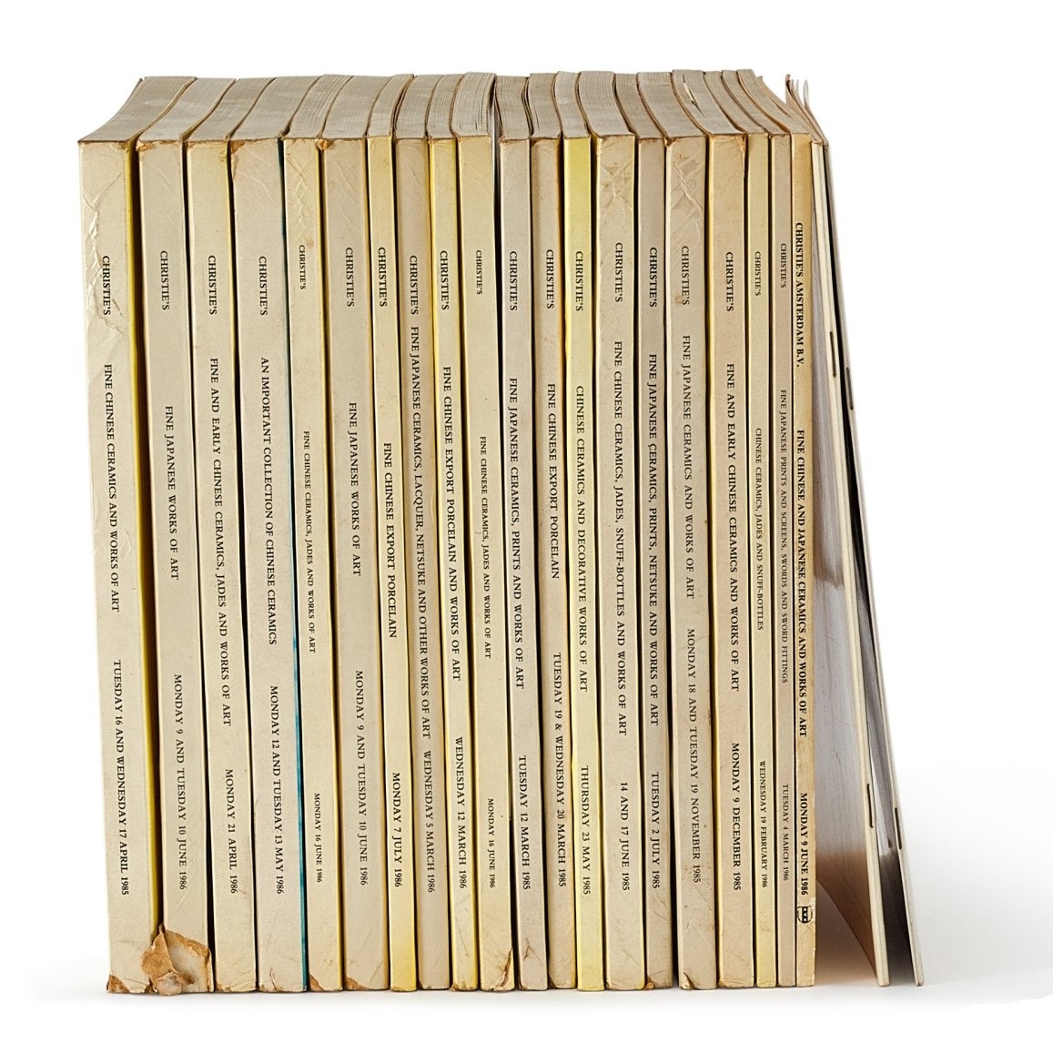 Unknown — A large collection of Christie's catalogues from the 1970s to 2020s 1970至2020年代 佳士得拍賣圖錄約1,000本