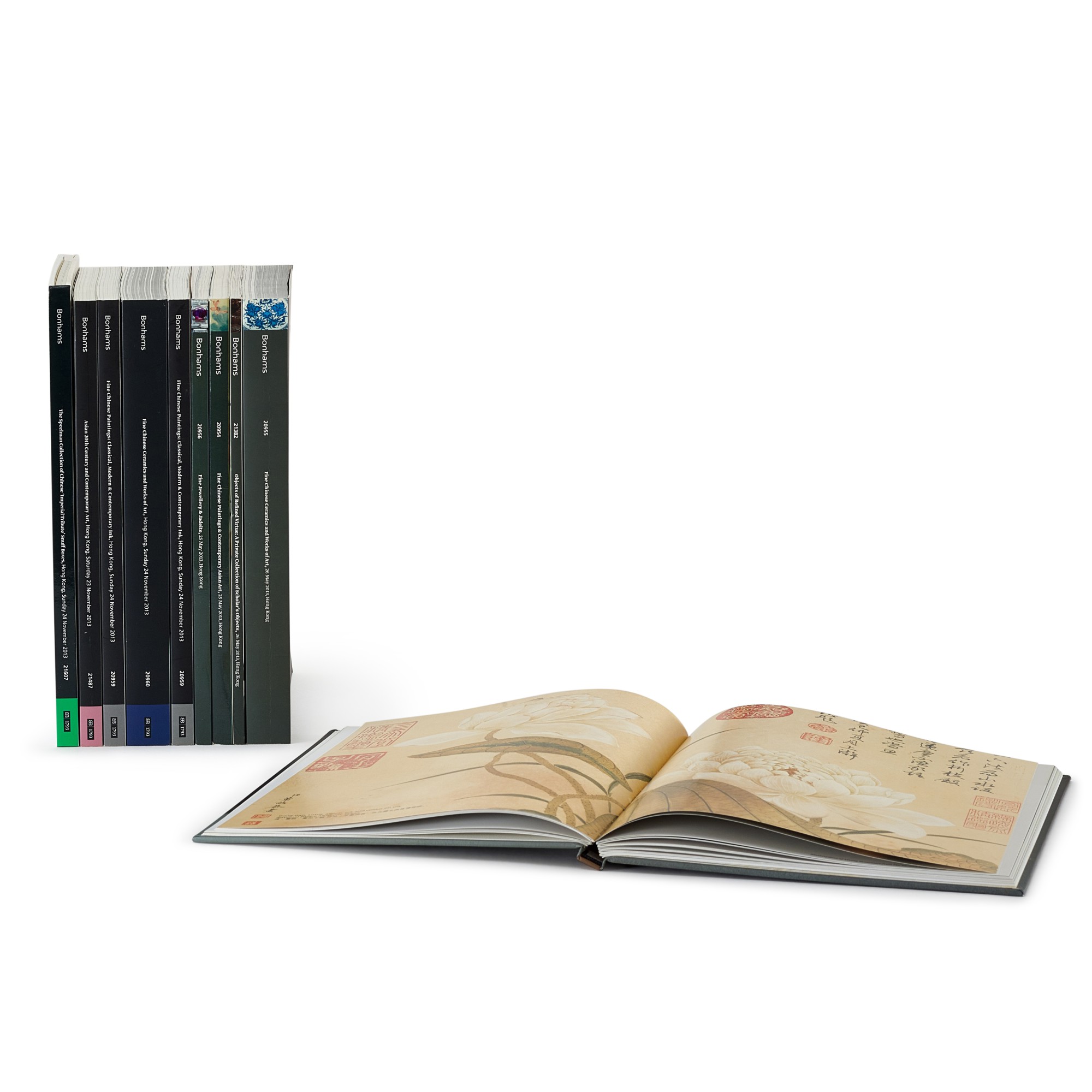 Unknown — A collection of Bonhams Chinese Art catalogues in the 2010s 2010年代 邦瀚斯中國藝術品拍賣圖錄約200本