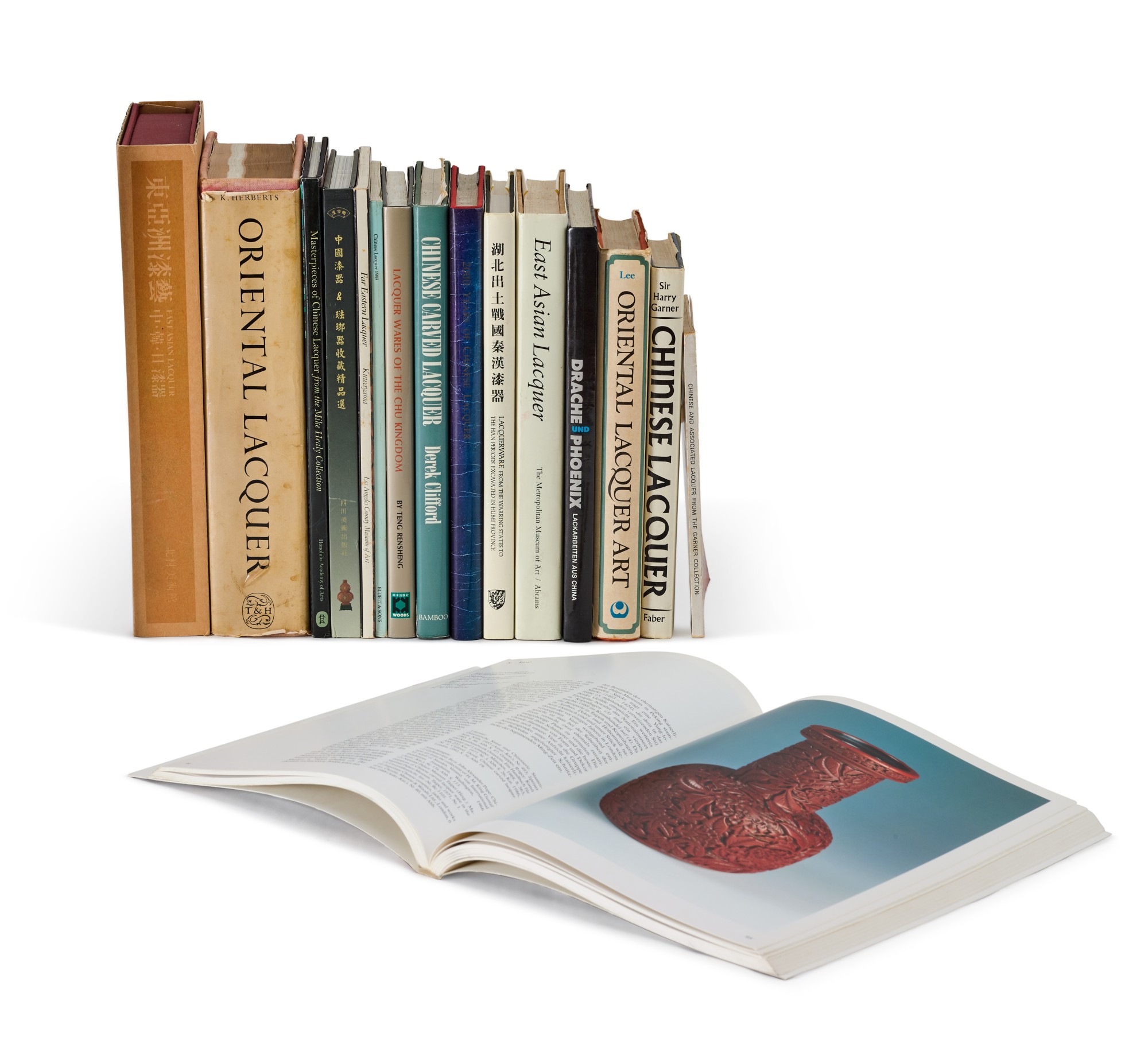 Unknown — A collection of 16 reference books on Chinese lacquer 中國漆藝參考書籍一組16本