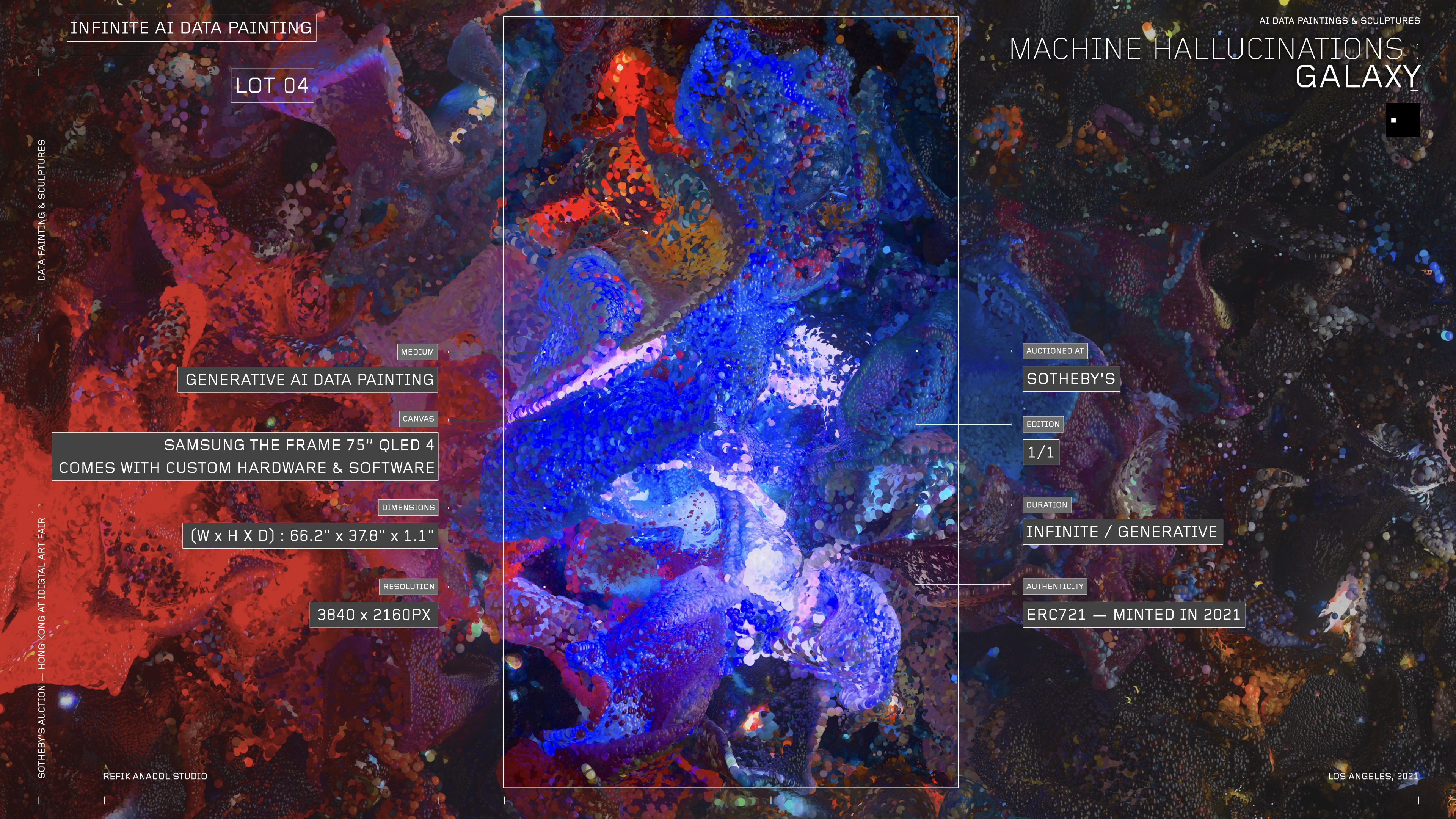 Refik Anadol — Machine Hallucinations : Galaxy (Infinite AI Data Painting)