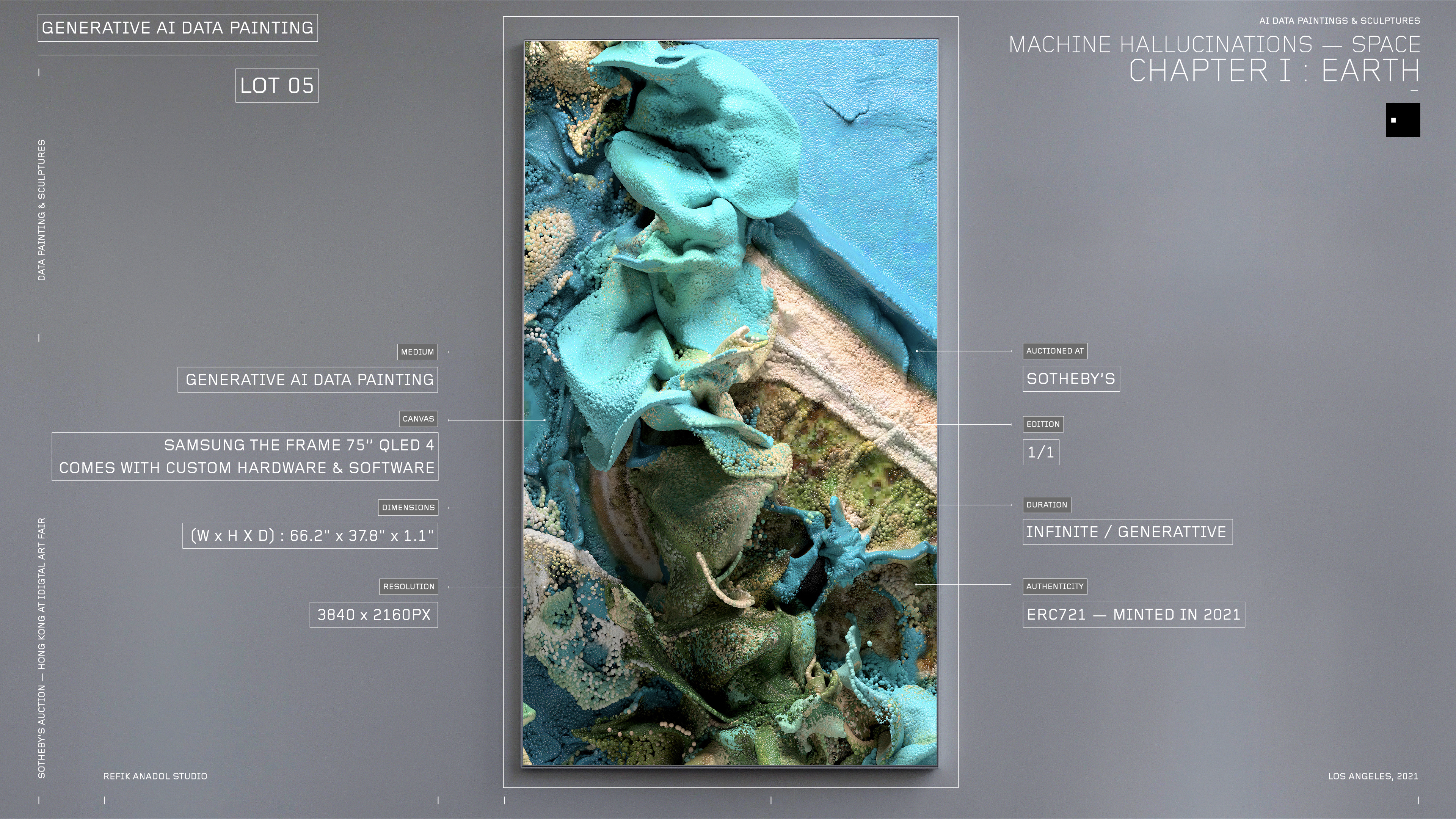 Refik Anadol — Chapter I: Earth (Generative AI Data Painting)