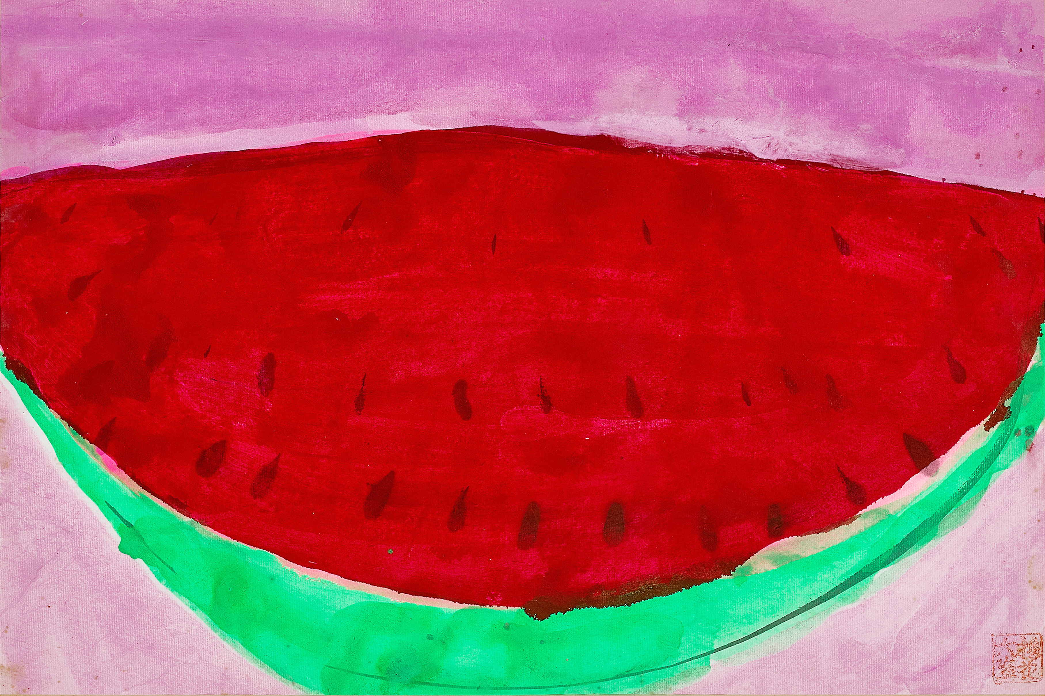 Walasse Ting,  Watermelon