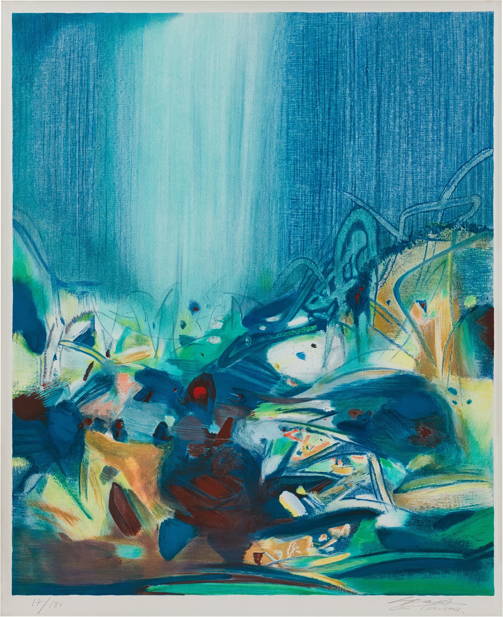 Chu Teh-Chun — Toute Coude 無形