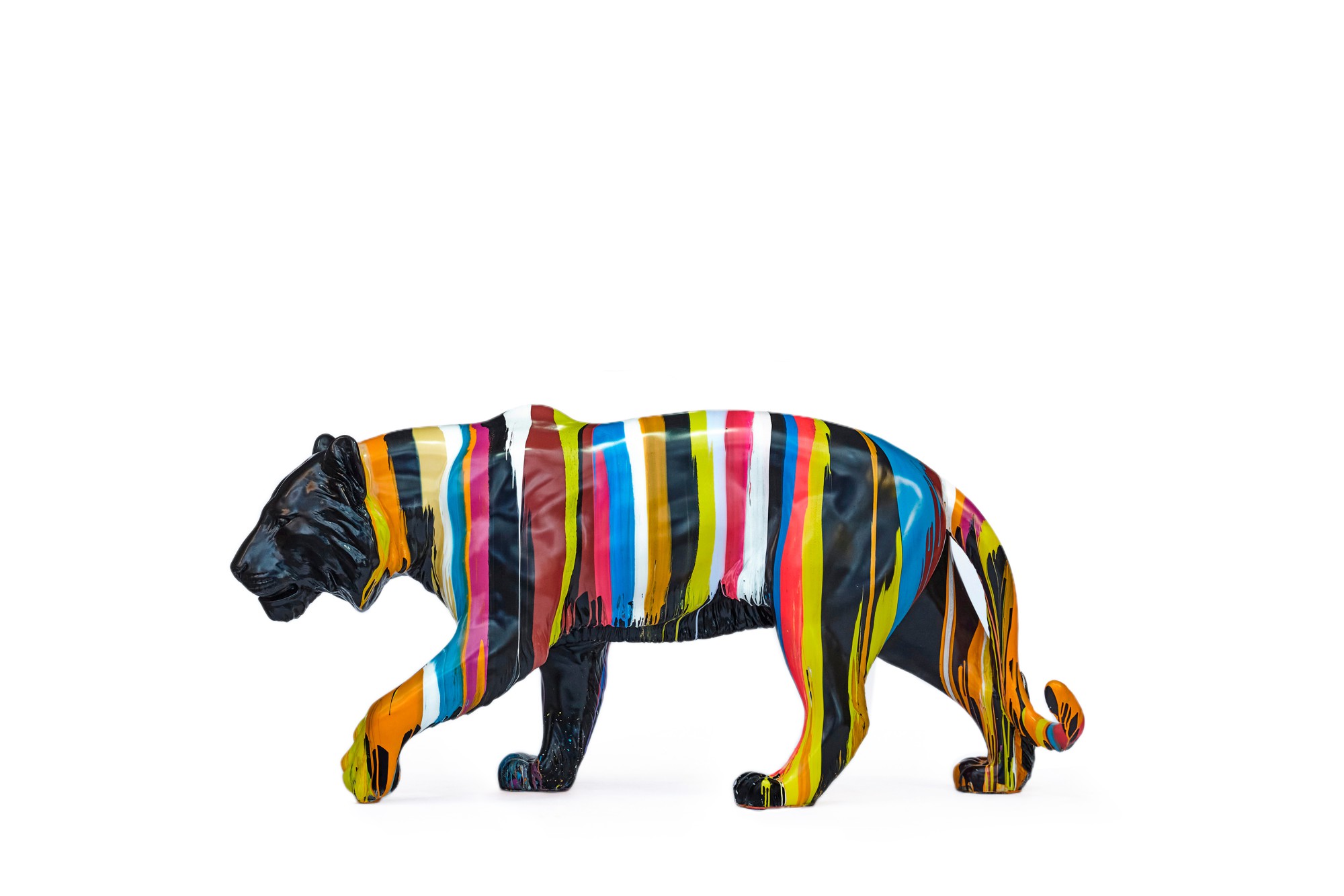 Ian Davenport — Chromatic Tiger  彩色老虎