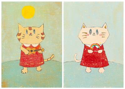 I. 無題短篇故事／ii. 無題短篇故事6（兩幅作品）