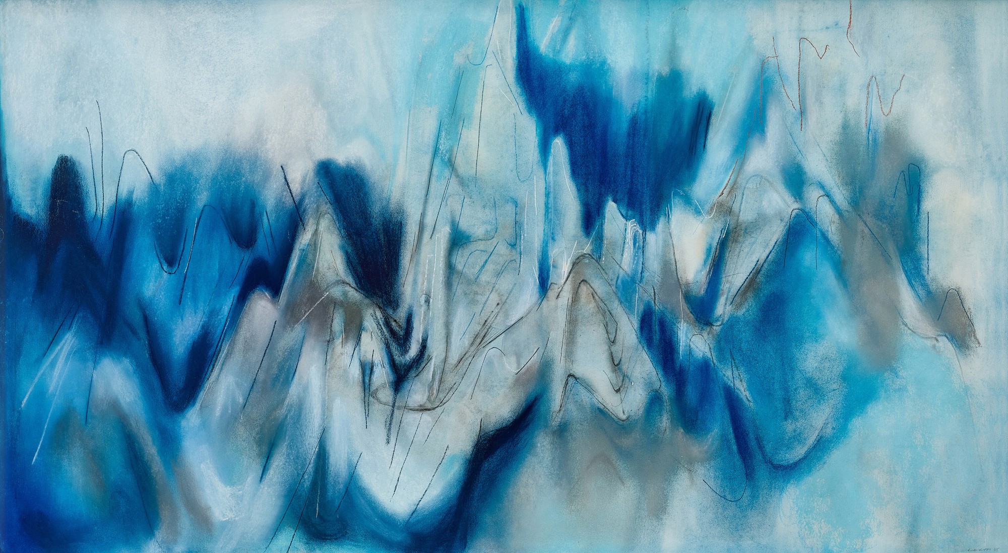 Les ombres bleu les monts bleu 藍色陰影 藍色群山