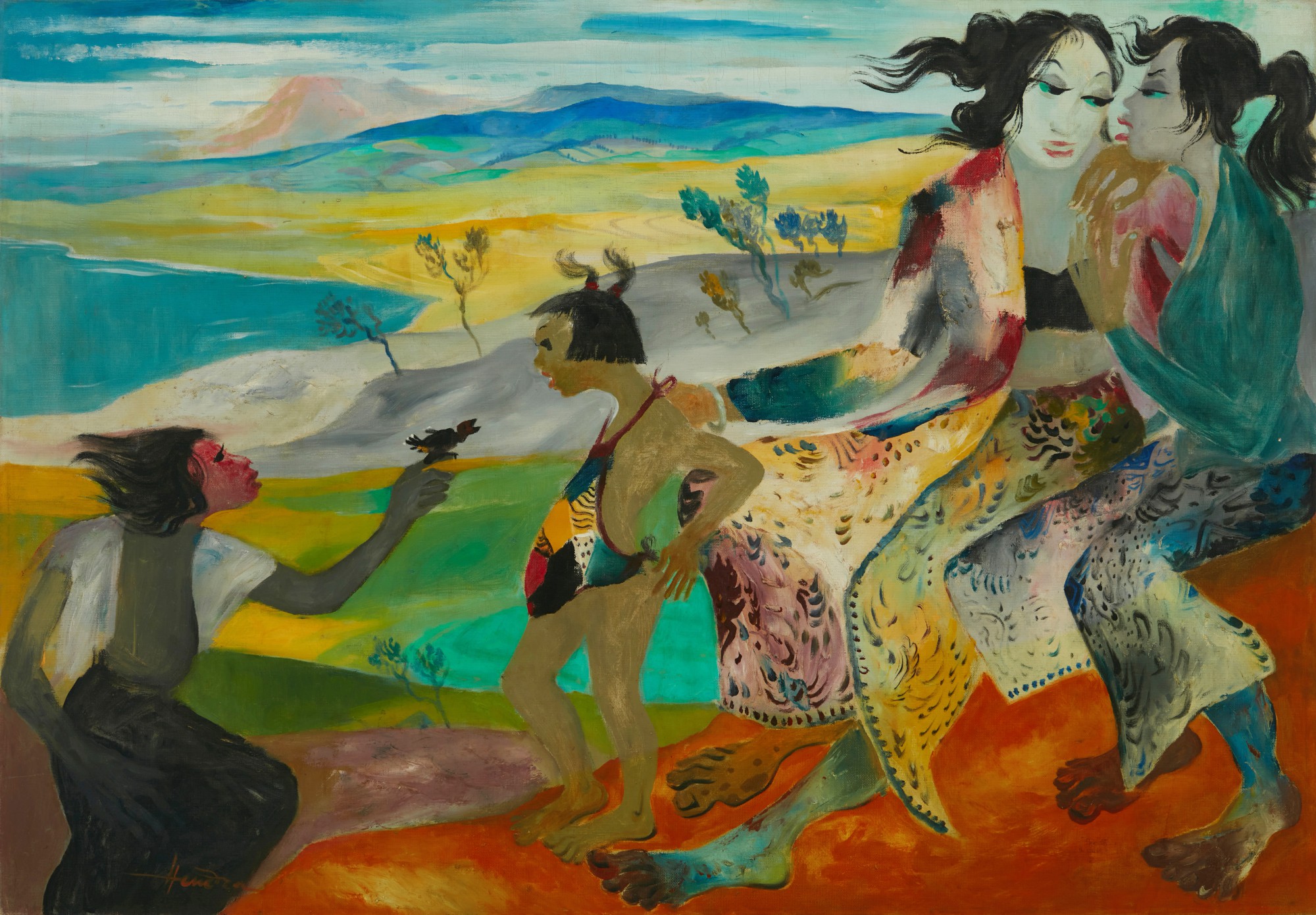 Hendra Gunawan — Women and Children 女子與小孩