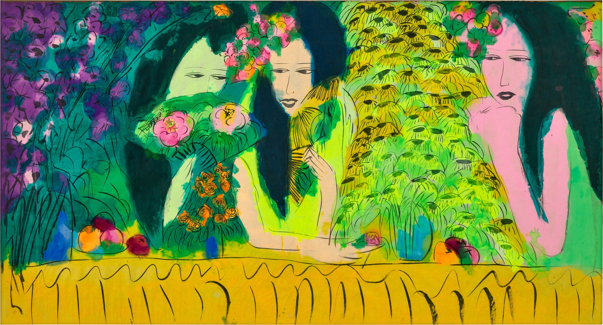 Three Beauties 三美圖