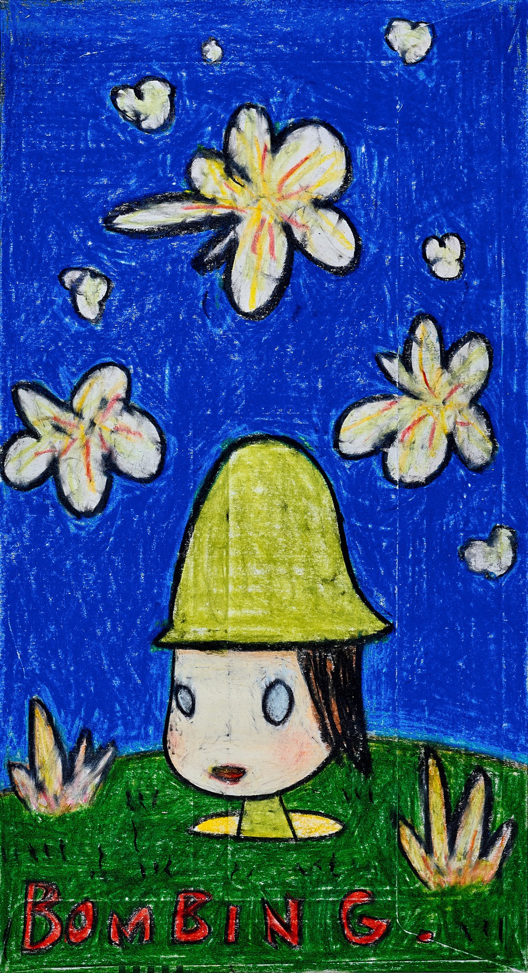 Yoshitomo Nara — Untitled (Bombing) 無題（轟炸）