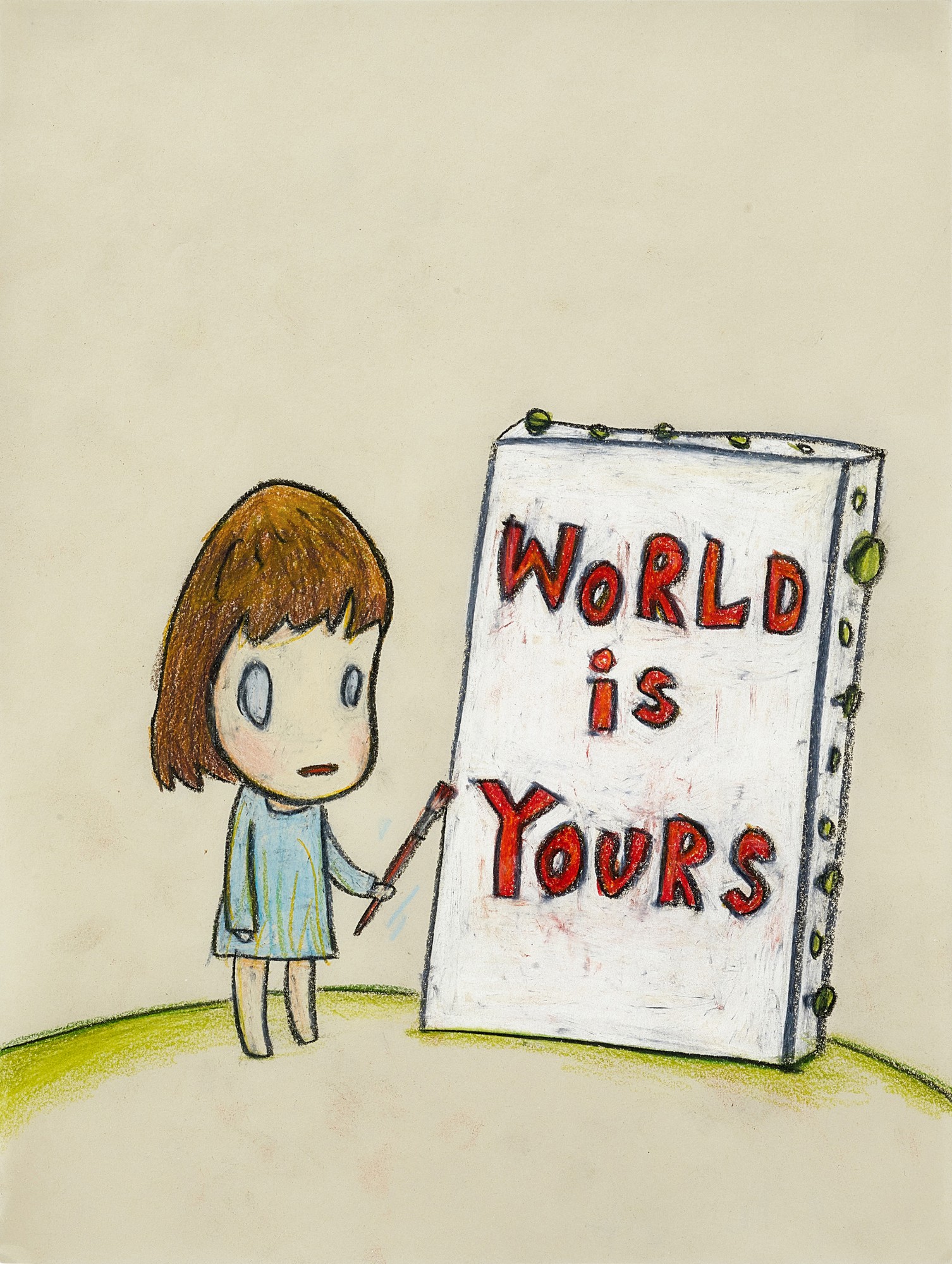 Yoshitomo Nara — World is Yours 世界是你的