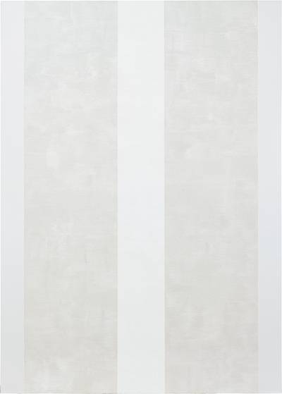 Untitled (White Inner Band with White Sides, Beveled) 無題（白色內帶斜面白色邊）