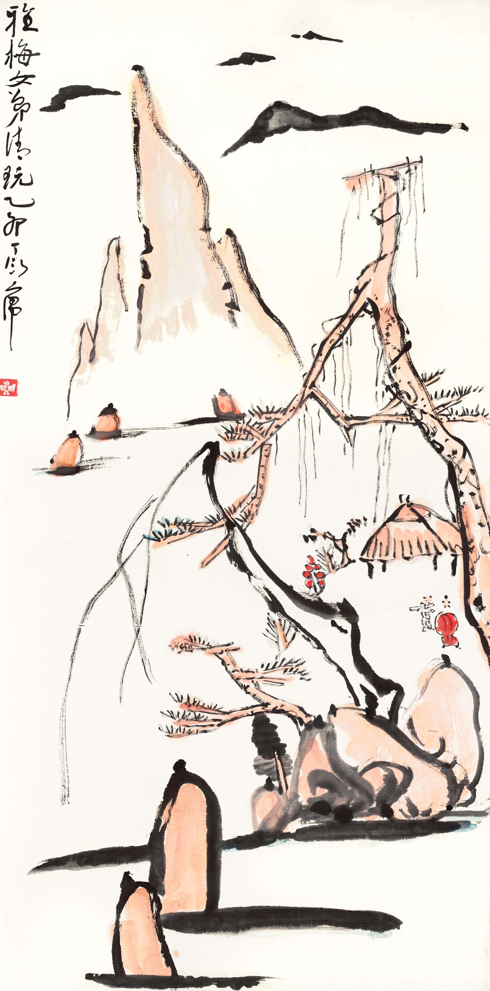 Ding Yanyong — Landscape by the Pavilion