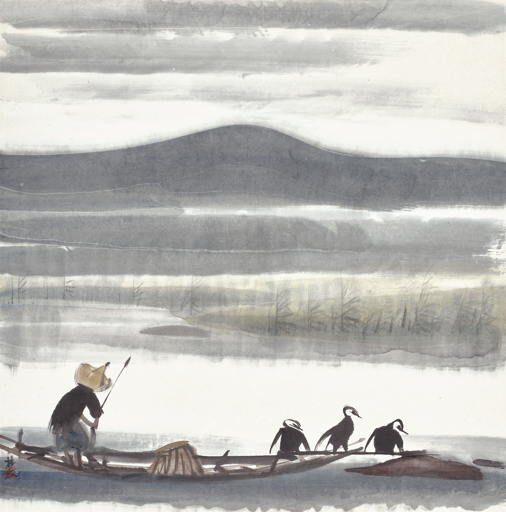 Lin Fengmian, Fishing Boat