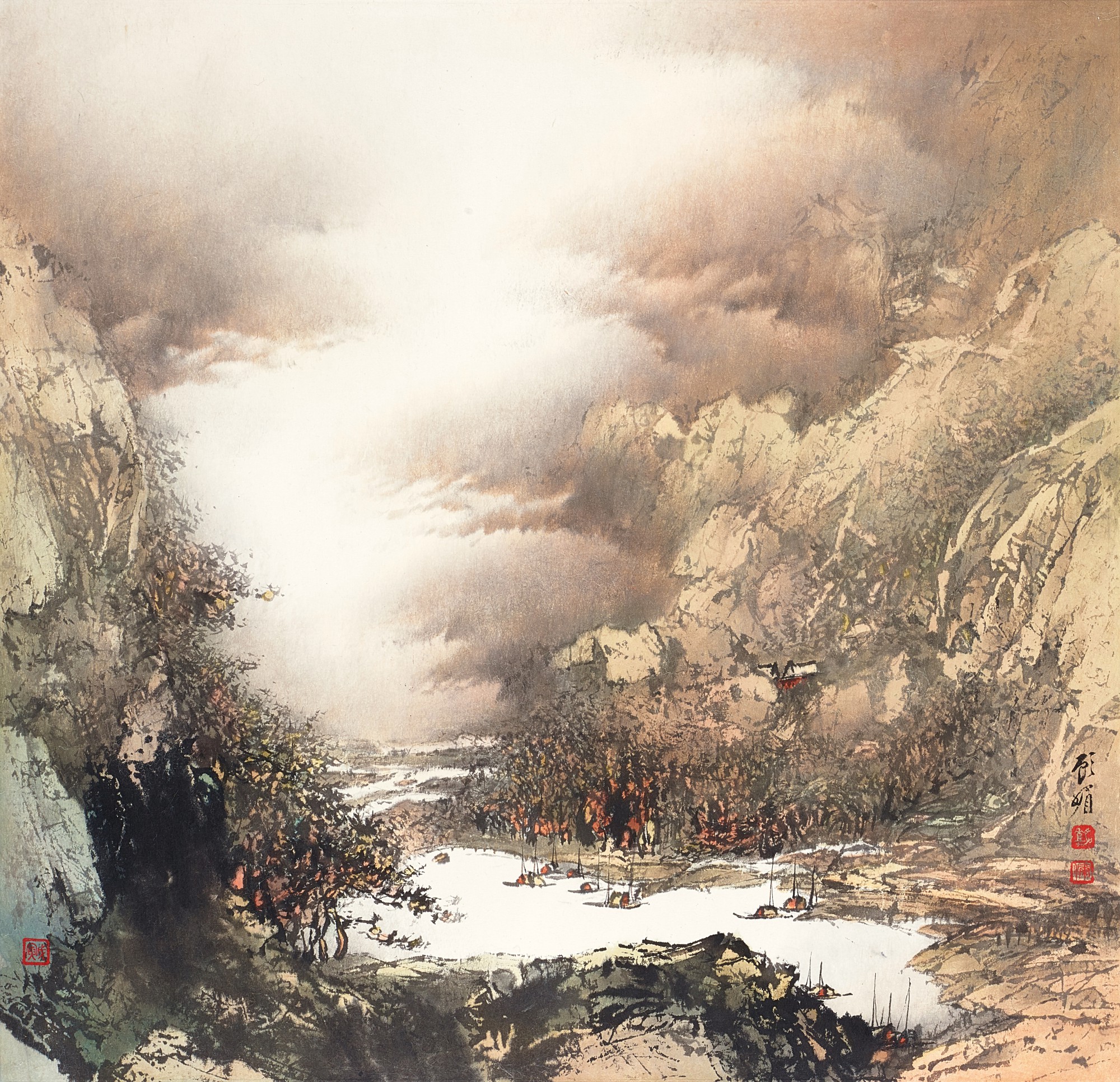 Gu Mei (Koo Mei1934) — Gu Mei (Koo Mei, b.1934), The Sunset