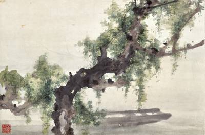 Gao Qifeng, Boat By the Willow Tree