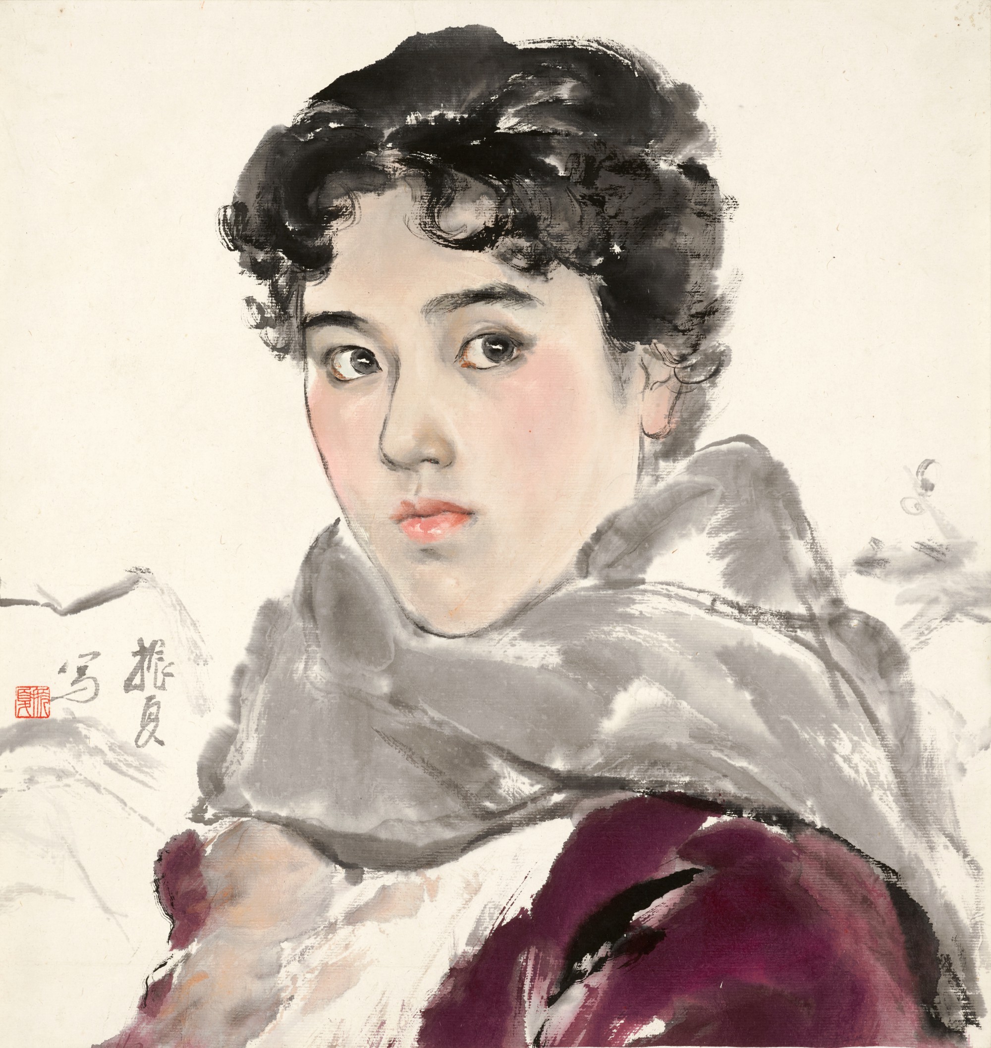 Liu Zhenxia — Liu Zhenxia, Portrait of a Girl
