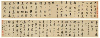 Calligraphy in Four Styles 真行草書法卷