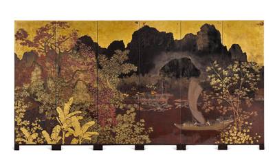 View of a Landscape of the Middle Region of North Vietnam 北越中部風光