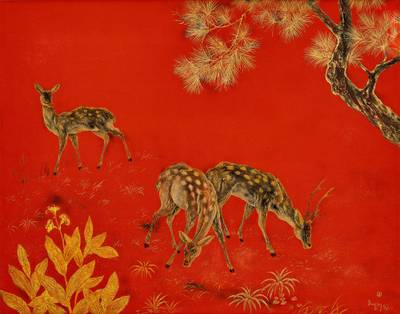 Deer in a forest 林中鹿