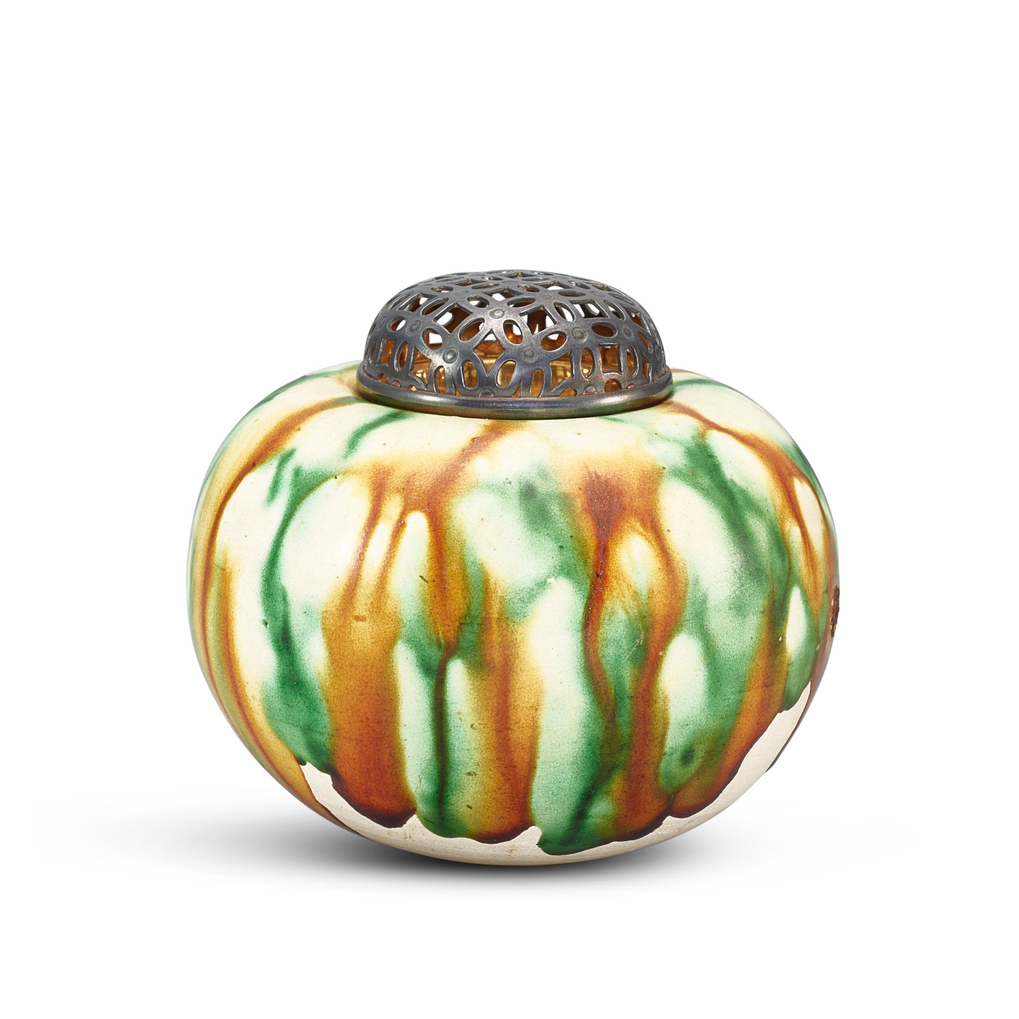 A sancai jarlet, — A sancai jarlet, Tang dynasty 唐 三彩小罐