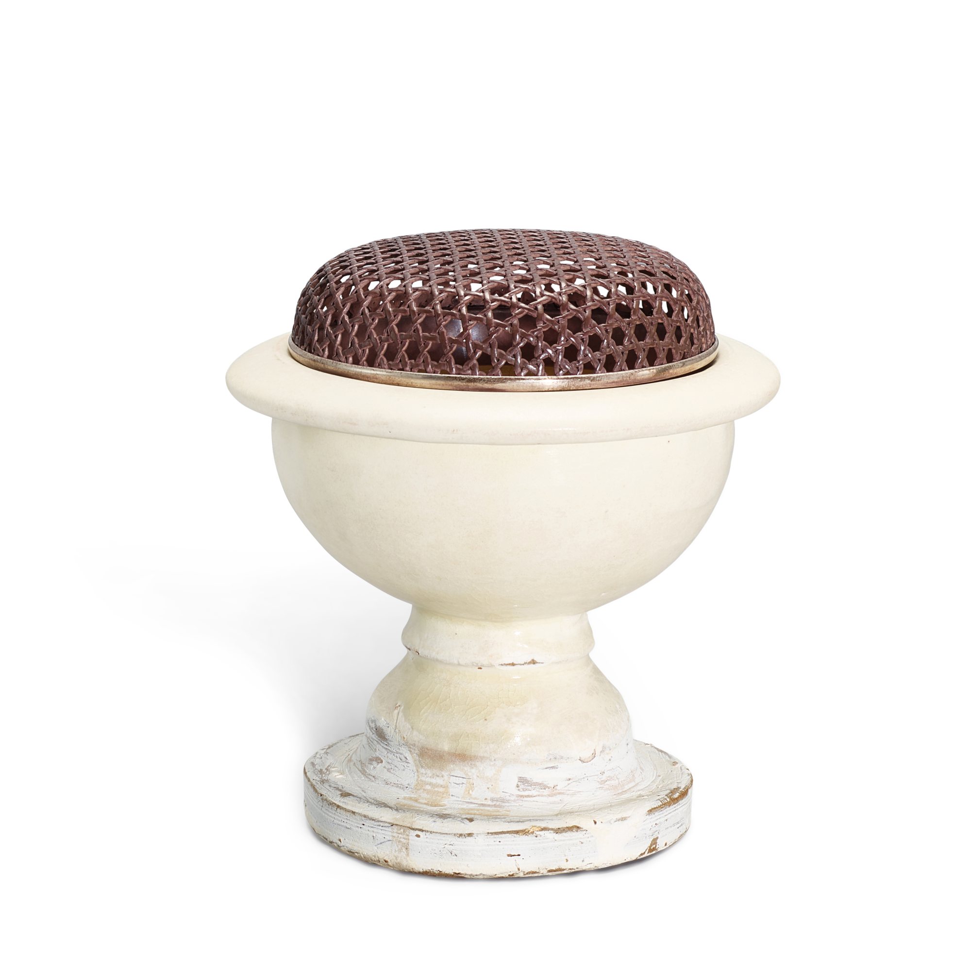 A Cizhou white-glazed incense burner, — A Cizhou white-glazed incense burner, Song dynasty 宋 磁州白釉熏爐