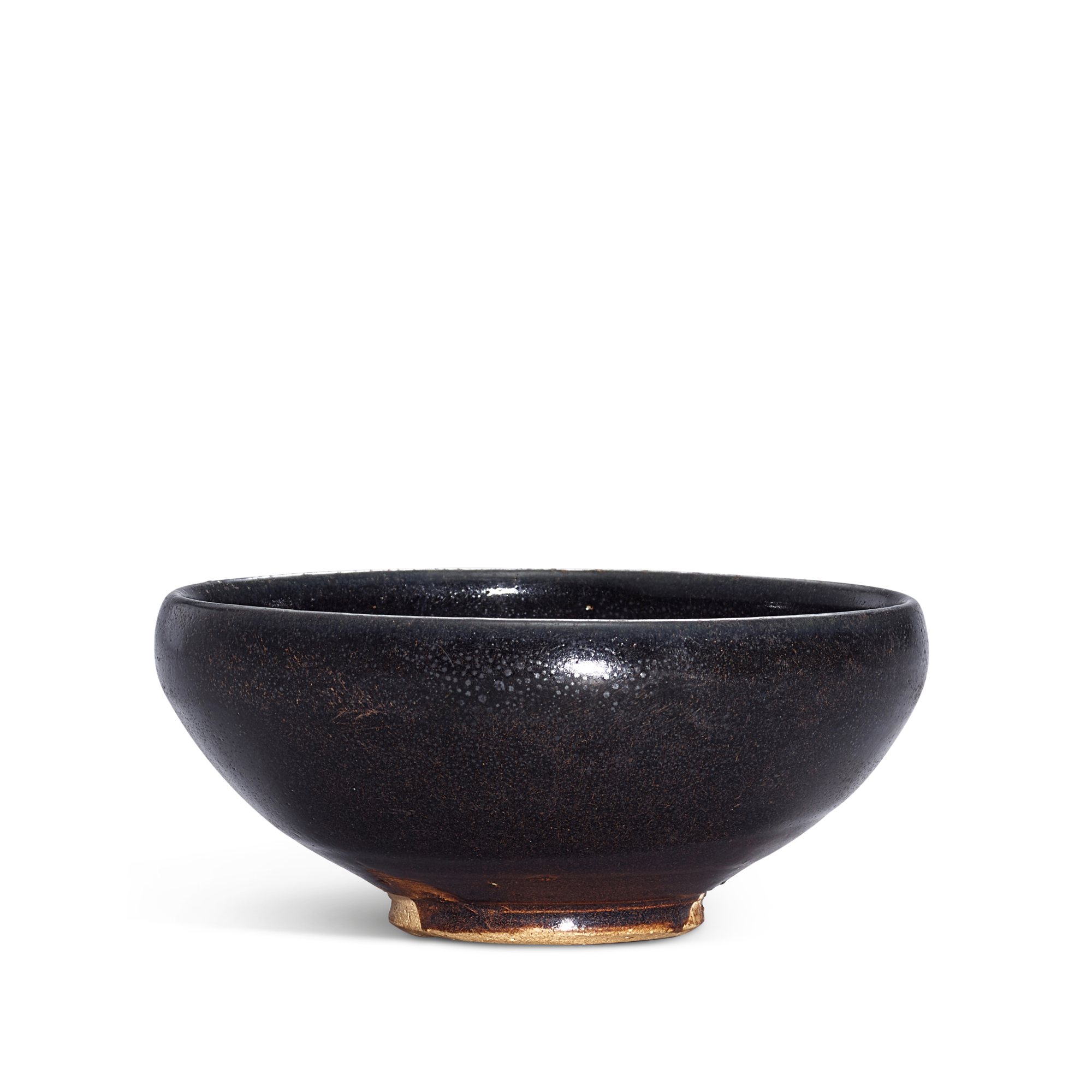 A Henan 'oil spot' bowl, — A Henan 'oil spot' bowl, Southern Song dynasty 南宋 河南黑釉油滴歛口茶盞