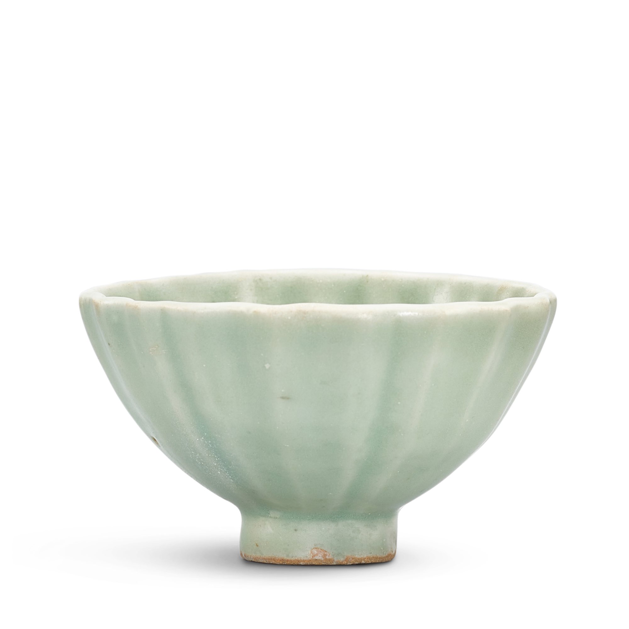 Unknown — A small Longquan celadon 'chrysanthemum' cup, Song dynasty 宋 龍泉青釉菊瓣小盃