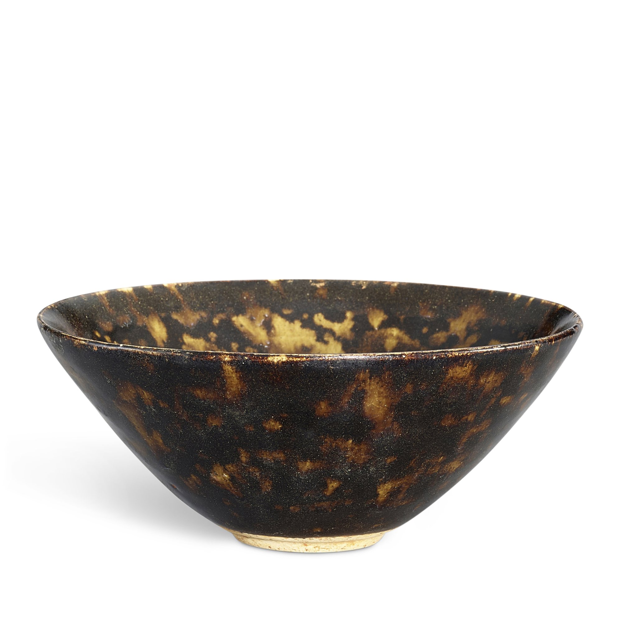 A Jizhou 'tortoiseshell'-glazed bowl, — A Jizhou 'tortoiseshell'-glazed bowl, Song dynasty 宋 吉州窰玳瑁釉盌