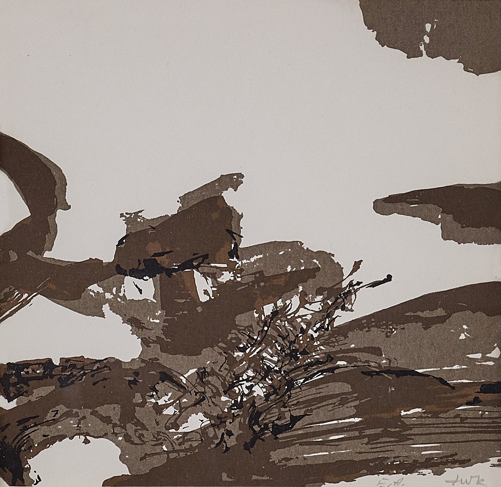 Zao Wou-Ki — Sans titre  無題