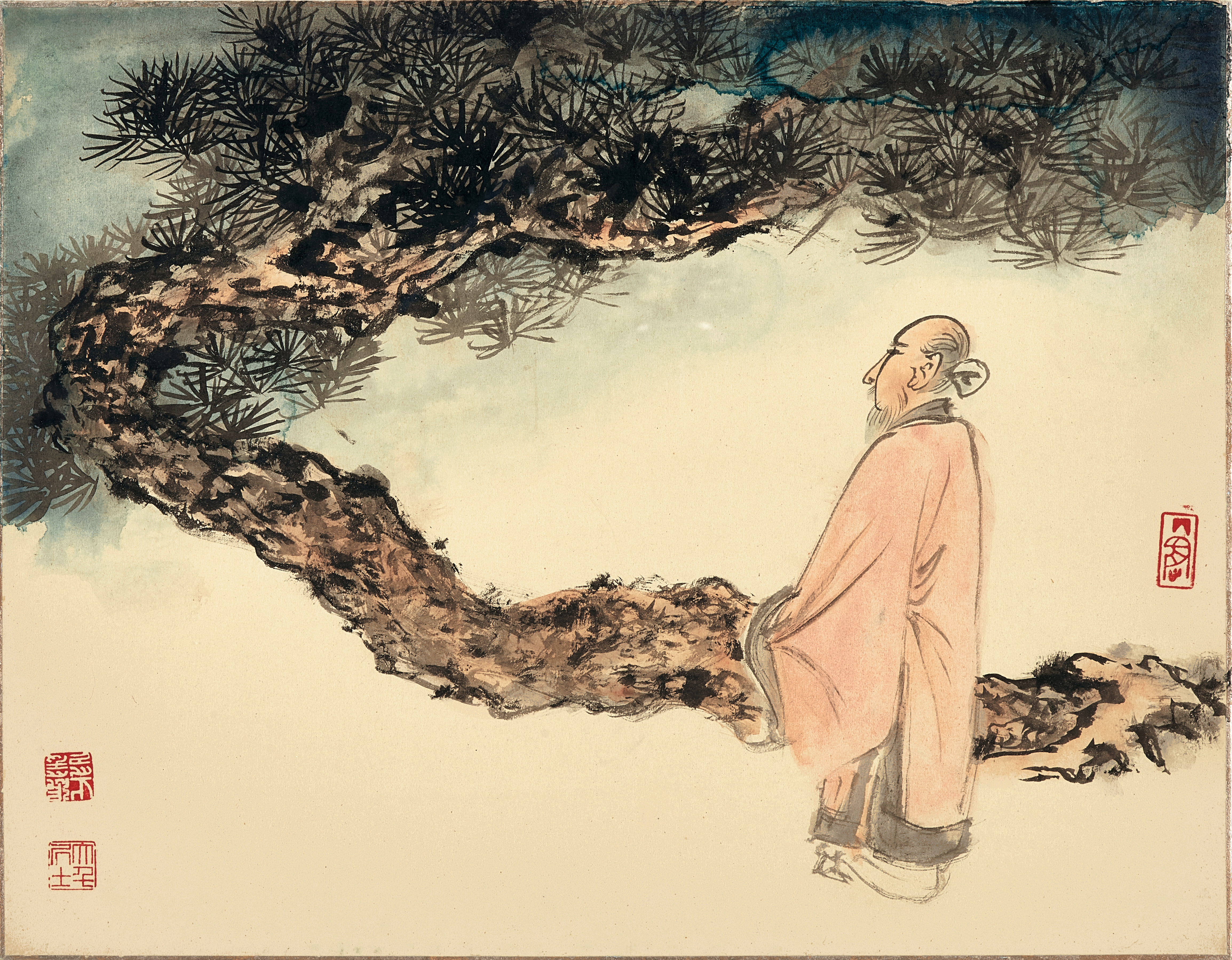 Unknown — Zhang Daqian, Scholar under Pine