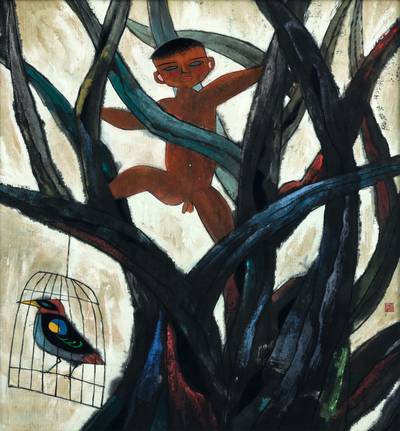 Hu Yongkai, Child and Bird