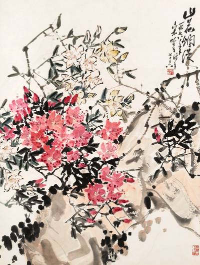 Song Yinke,  Blooming Flowers