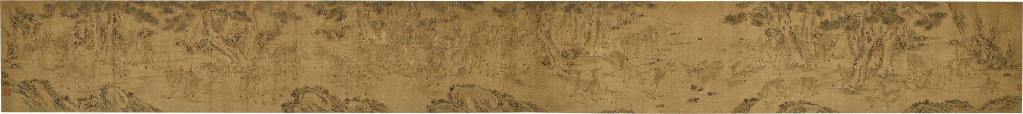 Attributed to Wen Zhengming — Hundred Deer