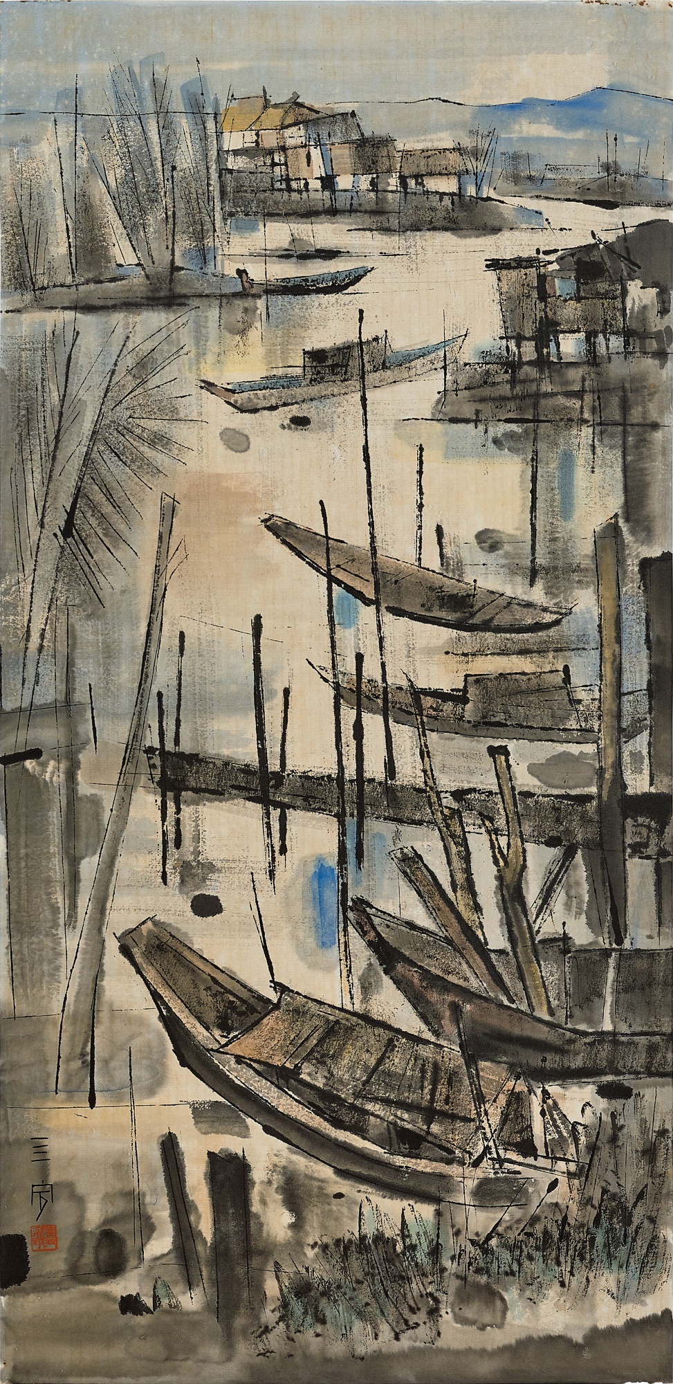 Boats in harbor 港口船隻