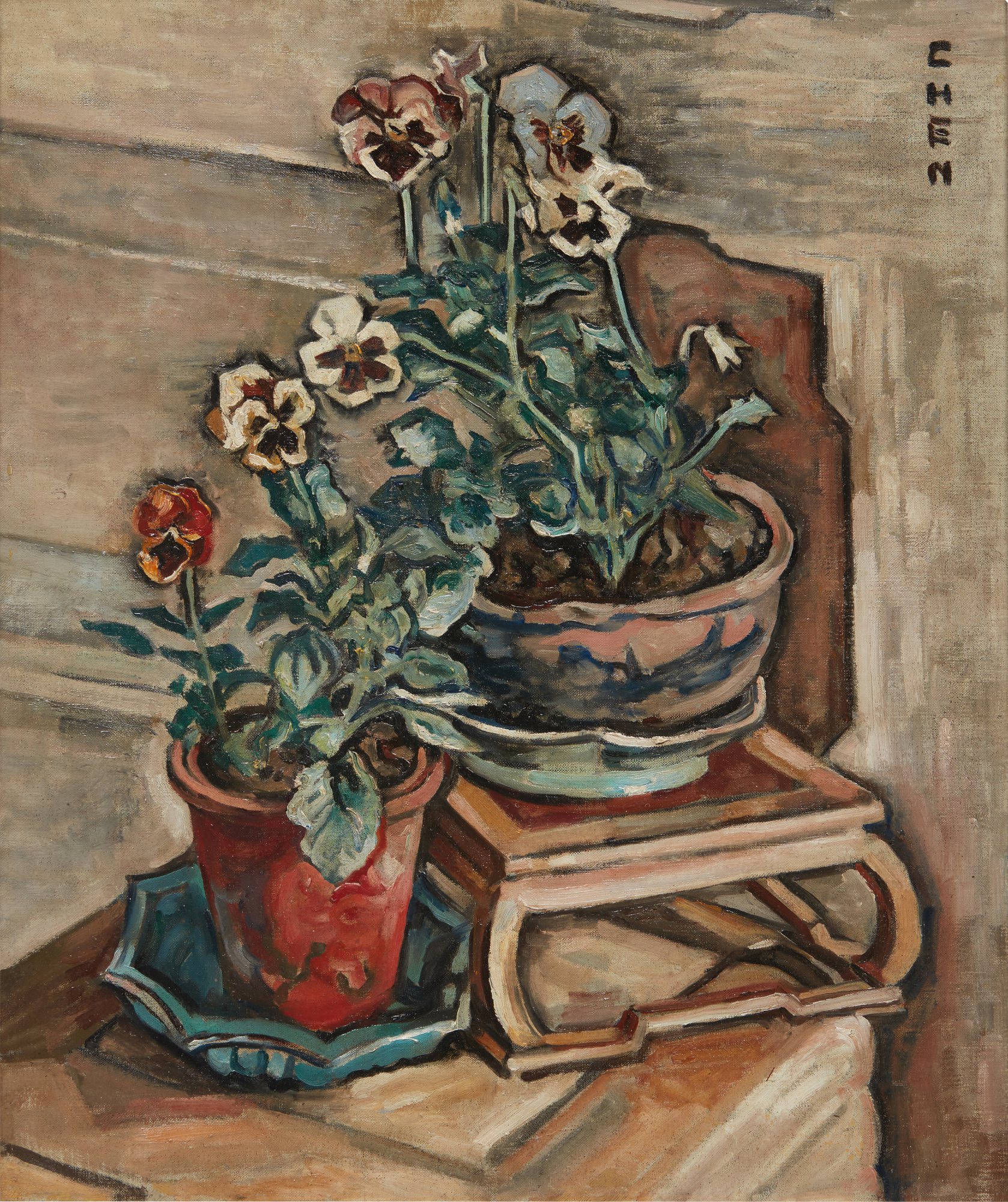 Pansies 三色堇花