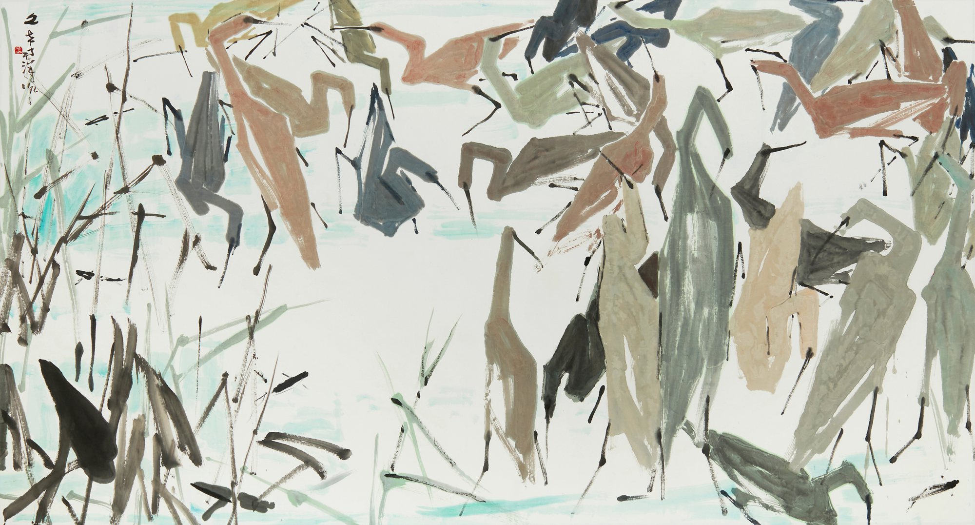 Chen Wen Hsi — Egrets 鷺鷥