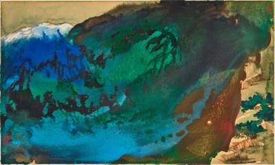 Zhang Daqian (Chang Dai-chien, 1899-1983), Silvery Peaks