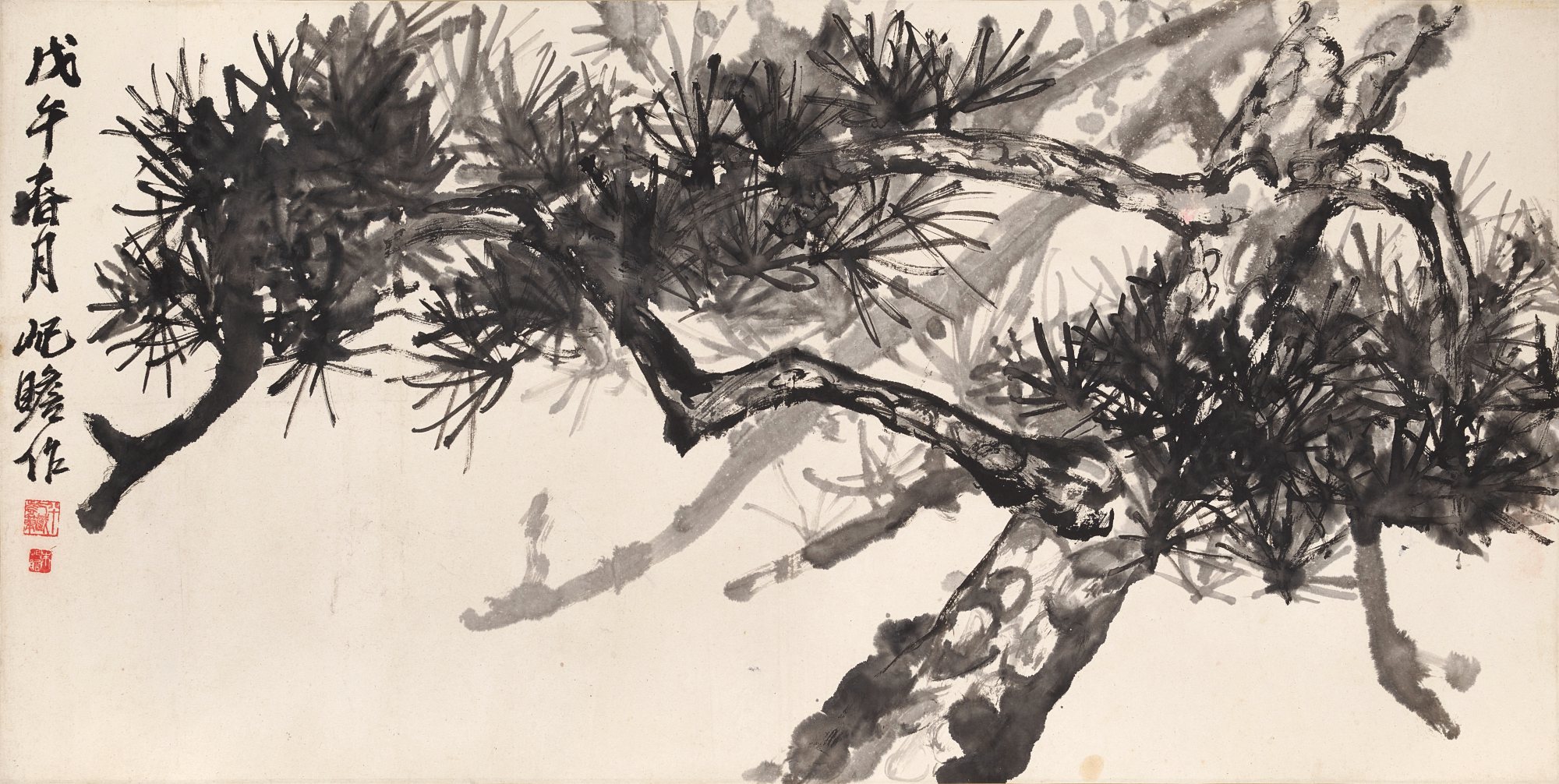 Zhu Qizhan — Zhu Qizhan, Pine