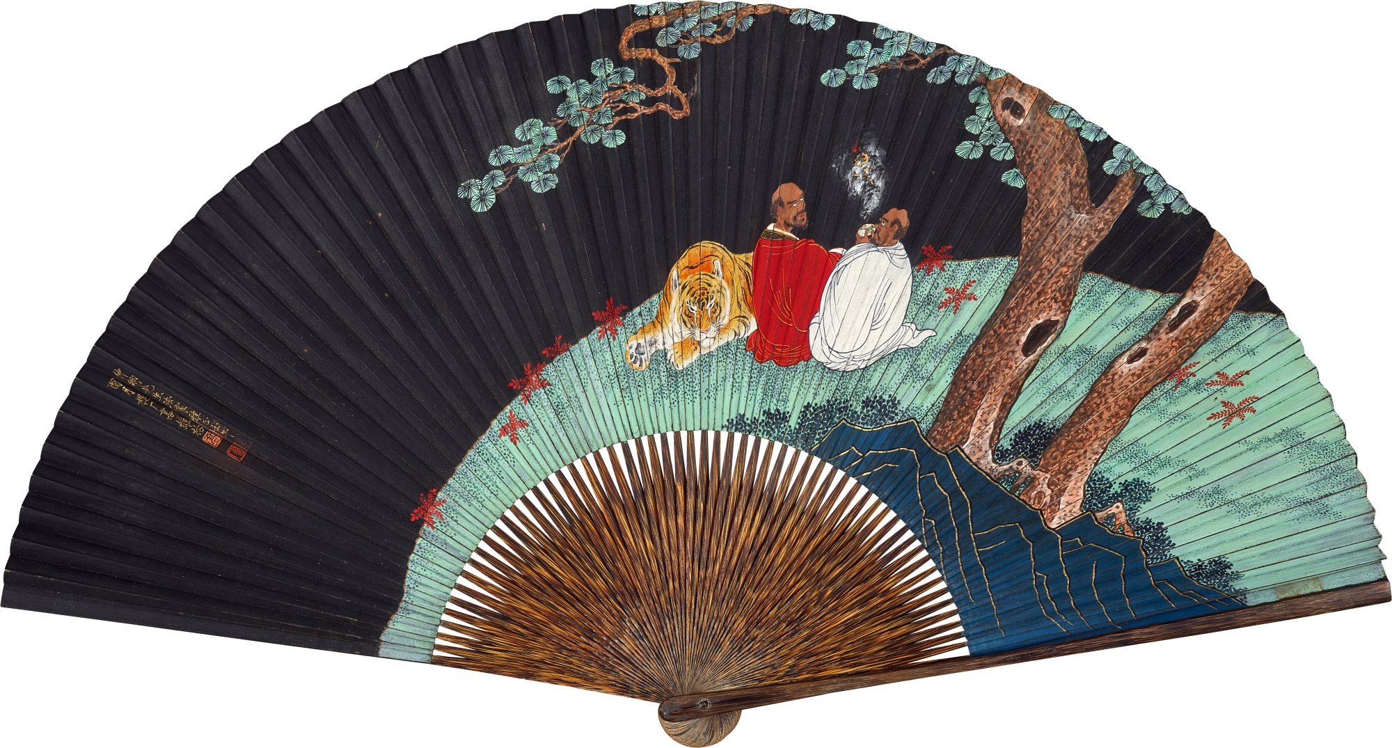 Gao Weihu — Gao Weihu, Two Luohans