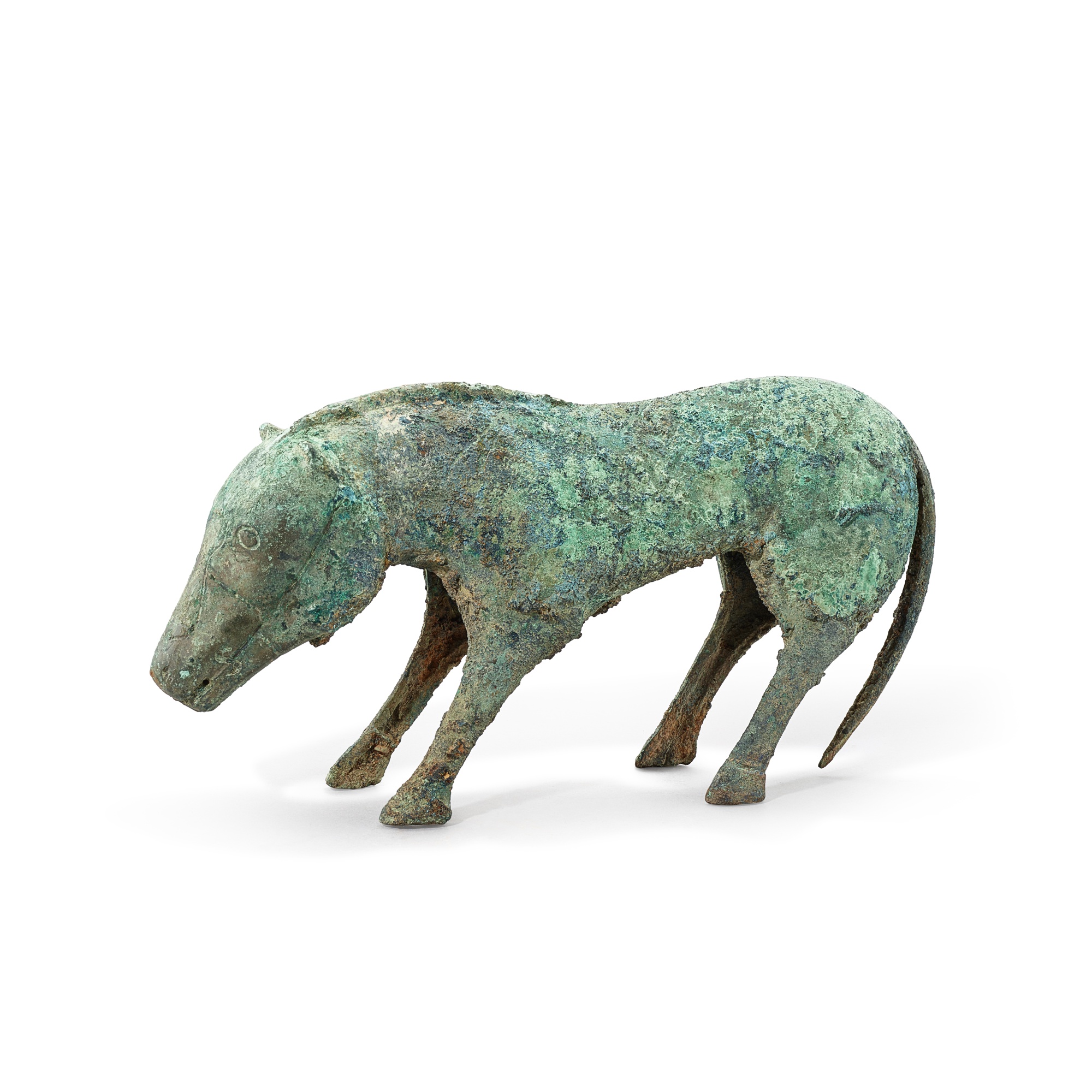 A bronze figure of a horse, — A bronze figure of a horse, Western Han dynasty 西漢 青銅馬