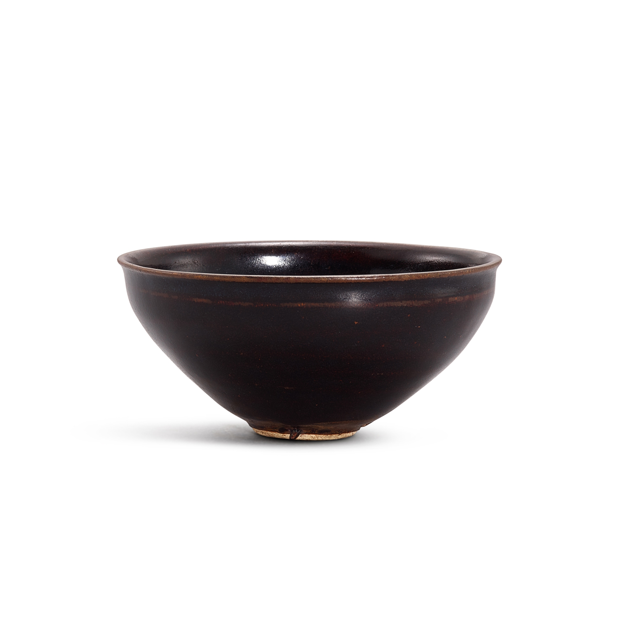 A Jizhou 'leaf' bowl, — A Jizhou 'leaf' bowl, Song dynasty 宋 吉州窰黑釉木葉天目盞