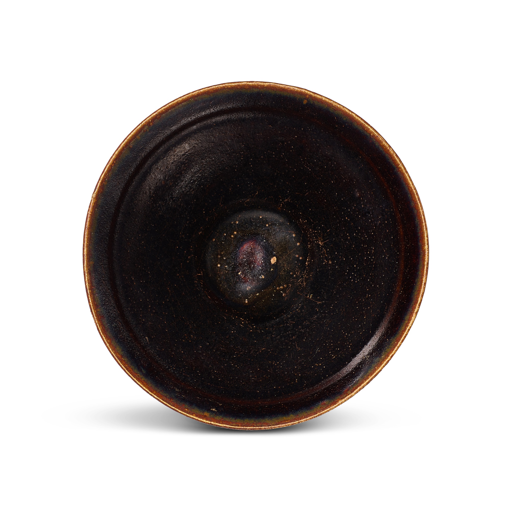 A Yulinting black-glazed tea bowl, — A Yulinting black-glazed tea bowl, Southern Song dynasty 南宋 遇林亭窰黑釉盌
