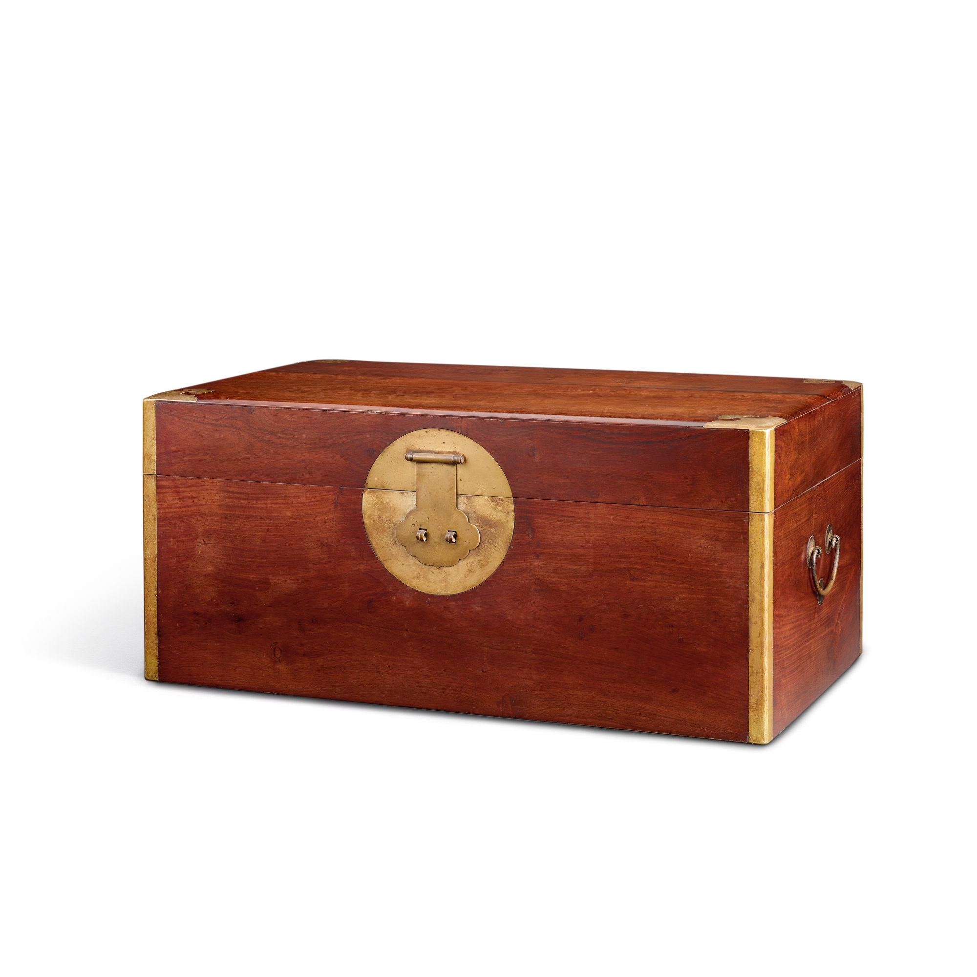 A huanghuali scroll chest, — A huanghuali scroll chest, Late Ming dynasty 明末 黄花梨書箱