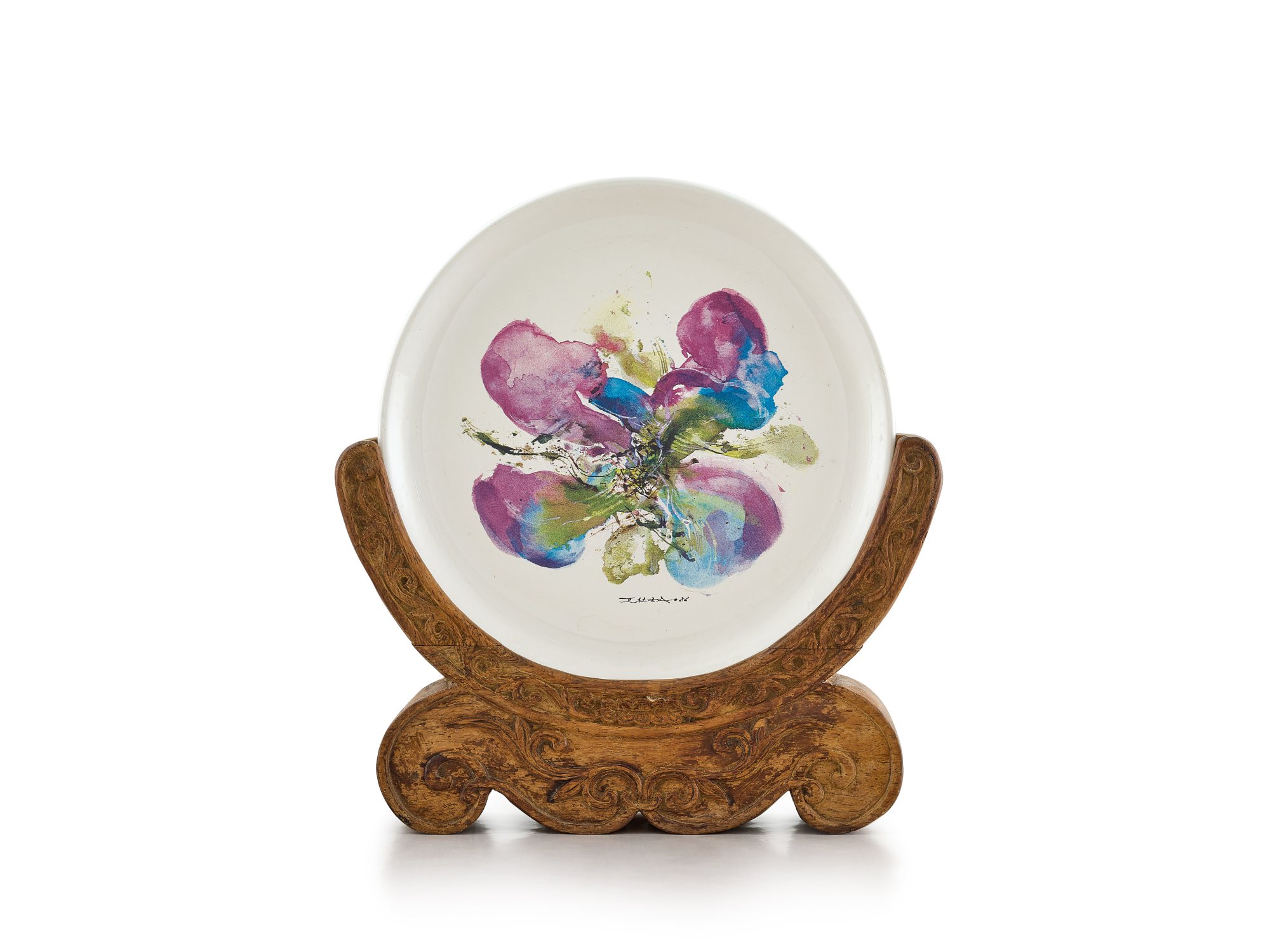 Zao Wou-Ki — L'orchidée 蘭花