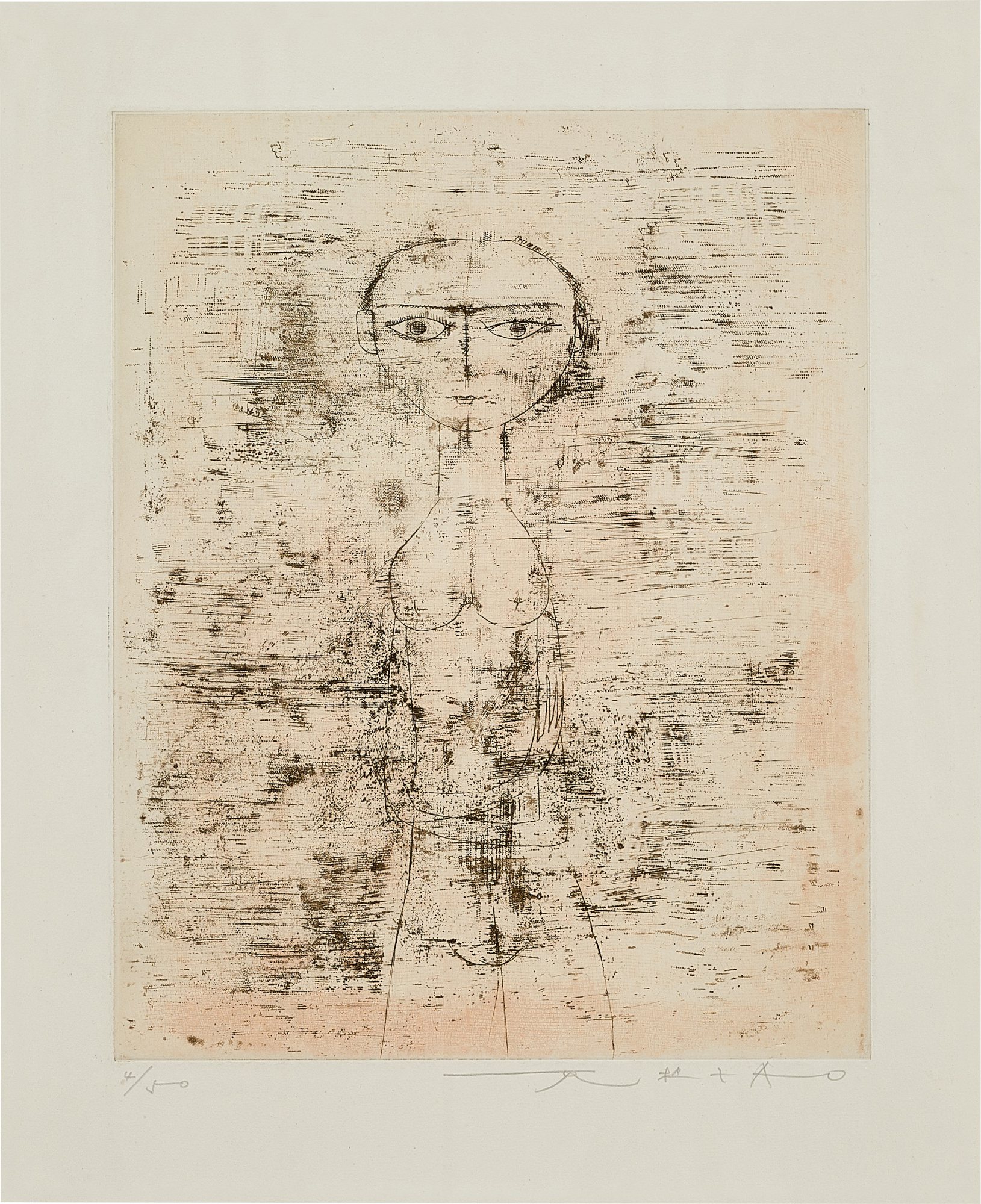 Zao Wou-Ki — Nu debout 站姿裸女