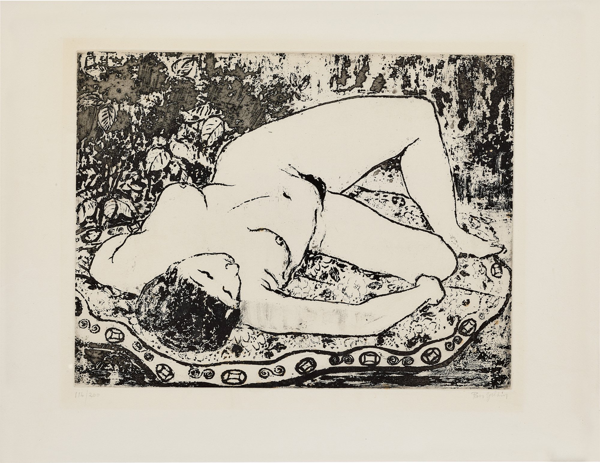 Pan Yuliang — Femme nue allongée 躺臥裸女