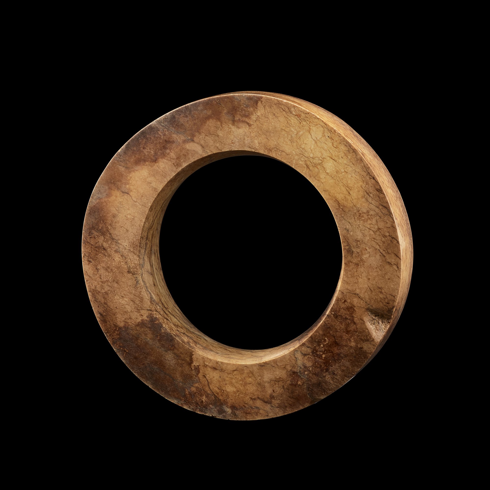 A jade bangle, — 新石器時代良渚文化 光素玉環
