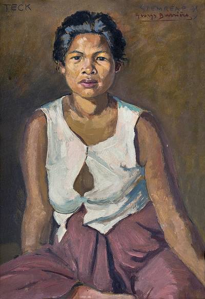 Portrait of a Cambodian Woman 柬埔寨婦女的肖像
