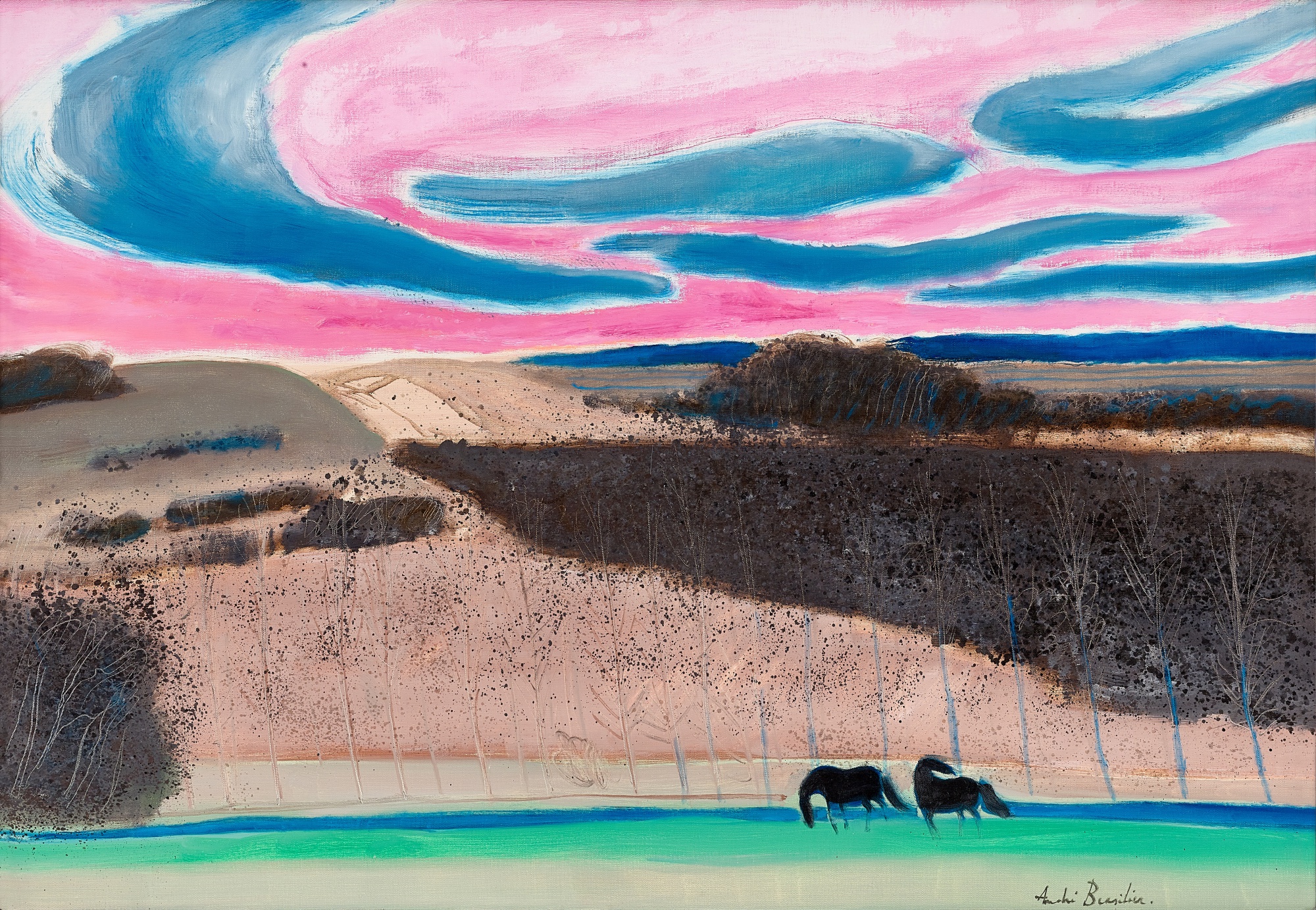 André Brasilier — Les marais de Loupeigne 盧佩涅濕地