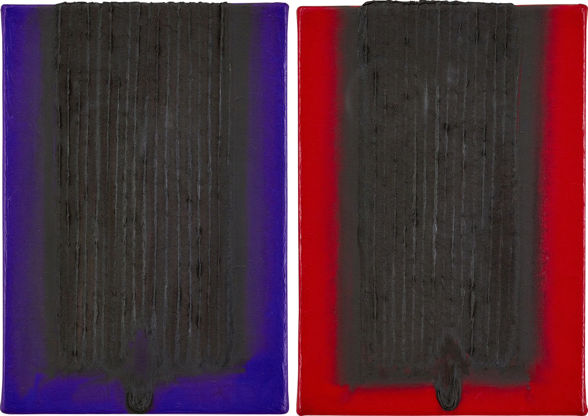 i. 描法 No. 910212 ii. 描法 No. 910213（兩幅作品）